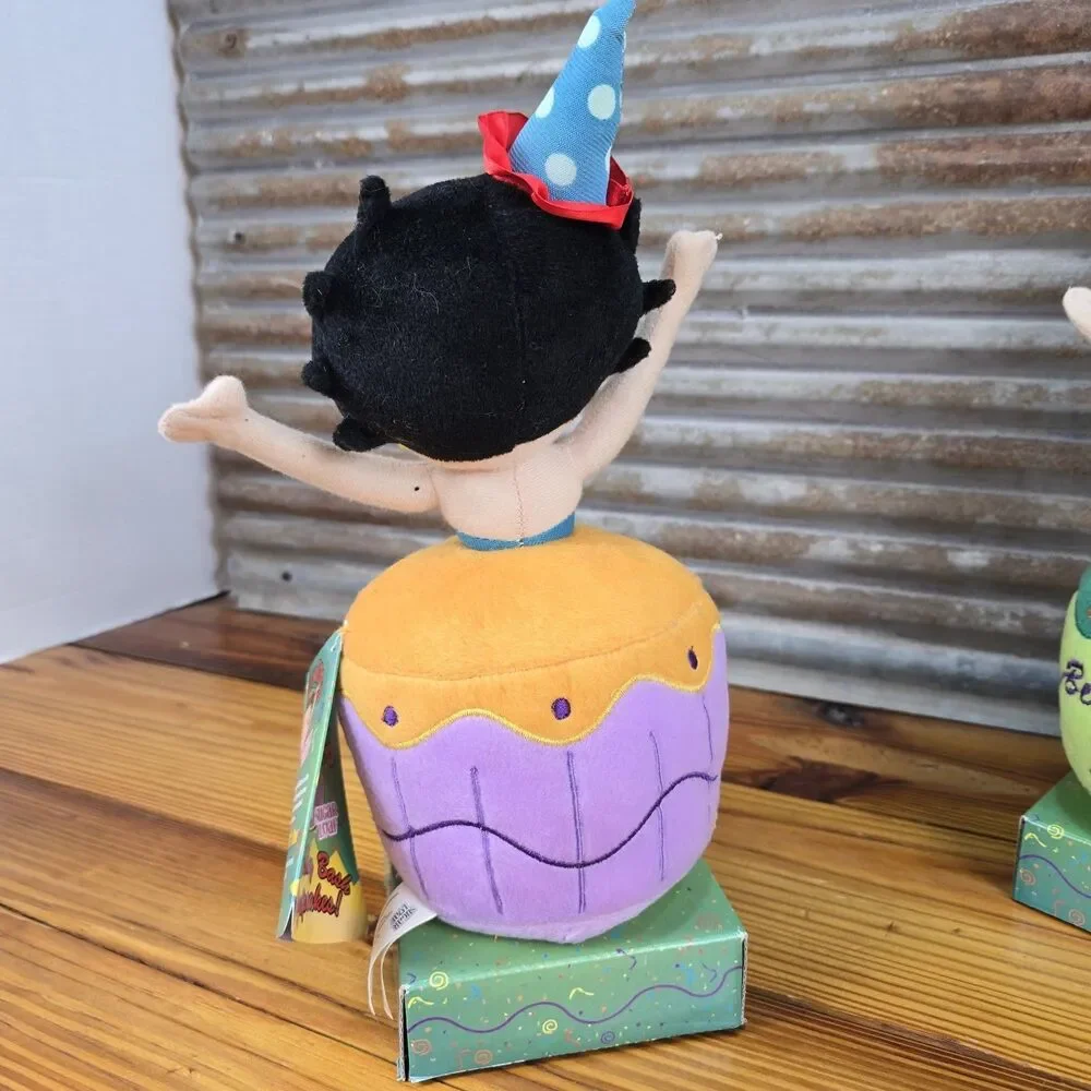 2013 PLUSH BETTY BOOP FEBRUARY & APRIL BIRTHDAY BLAST CUPCAKE DOLL BY SUGAR LOAF